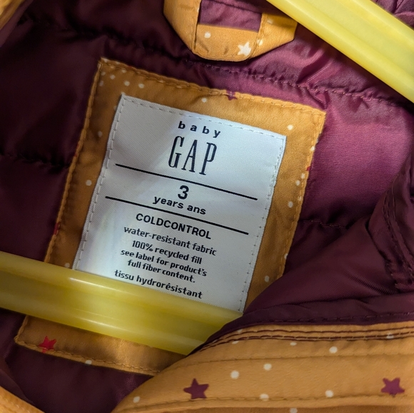 Baby GAP Girls Jacket, Cold Control Water Resistant 3YRS - Picture 2 of 7